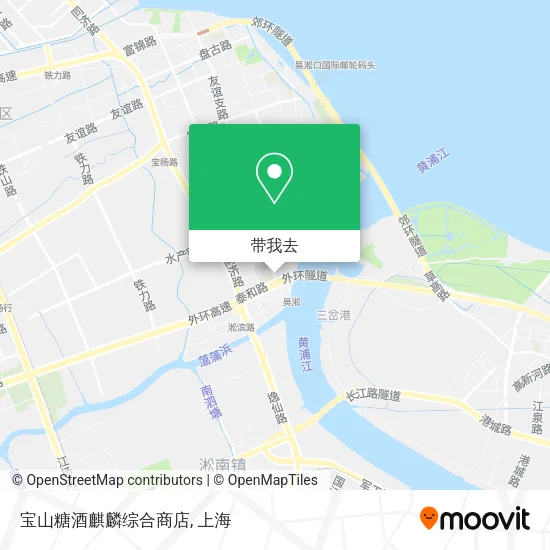 宝山糖酒麒麟综合商店地图