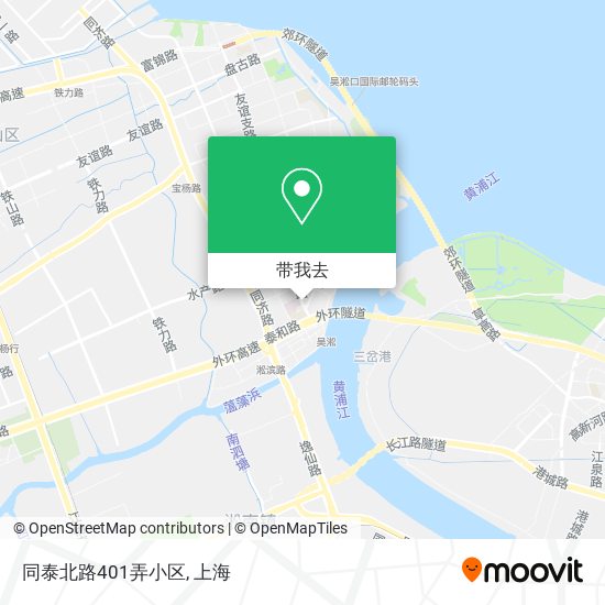 同泰北路401弄小区地图