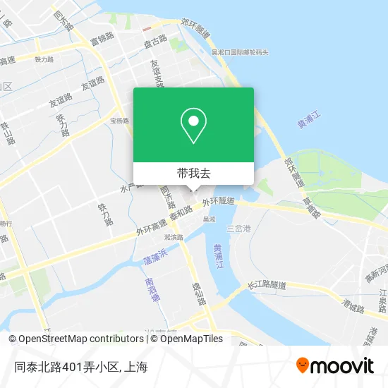 同泰北路401弄小区地图
