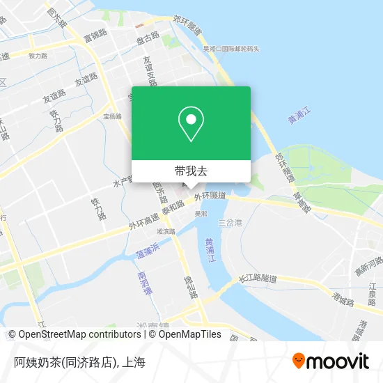 阿姨奶茶(同济路店)地图