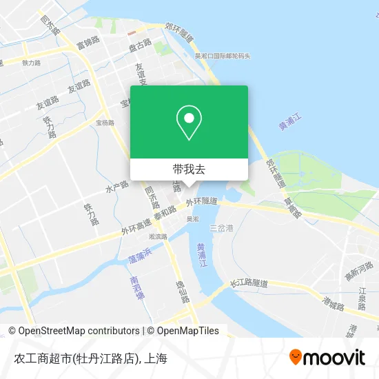 农工商超市(牡丹江路店)地图
