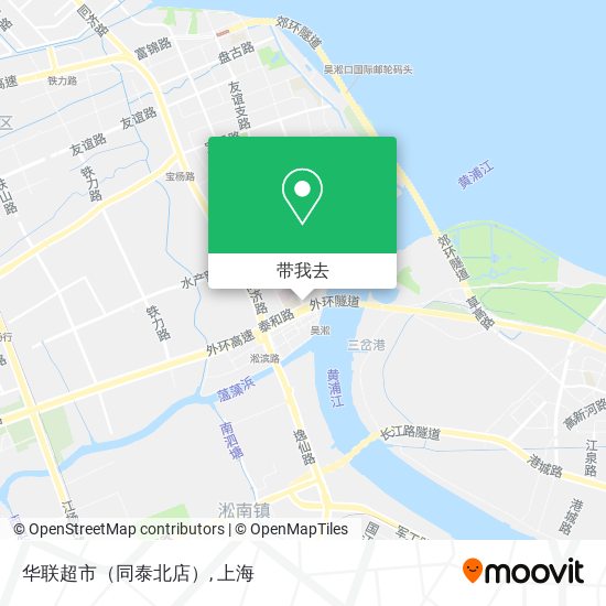 华联超市（同泰北店）地图