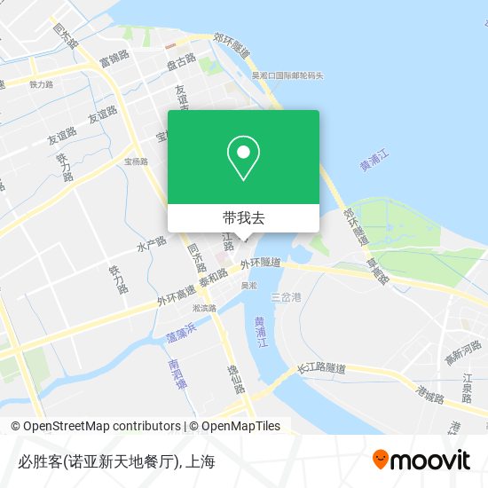 必胜客(诺亚新天地餐厅)地图