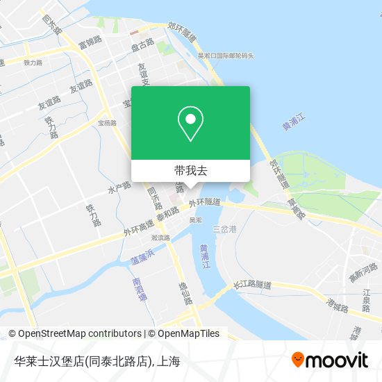 华莱士汉堡店(同泰北路店)地图