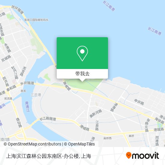 上海滨江森林公园东南区-办公楼地图