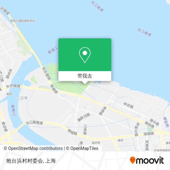 炮台浜村村委会地图