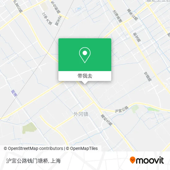 沪宜公路钱门塘桥地图