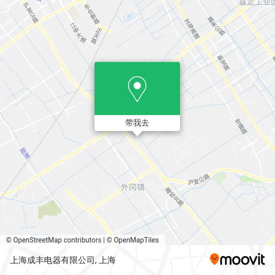上海成丰电器有限公司地图