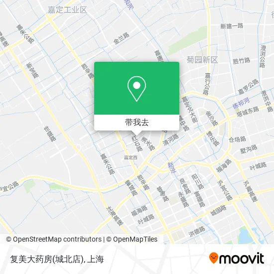 复美大药房(城北店)地图