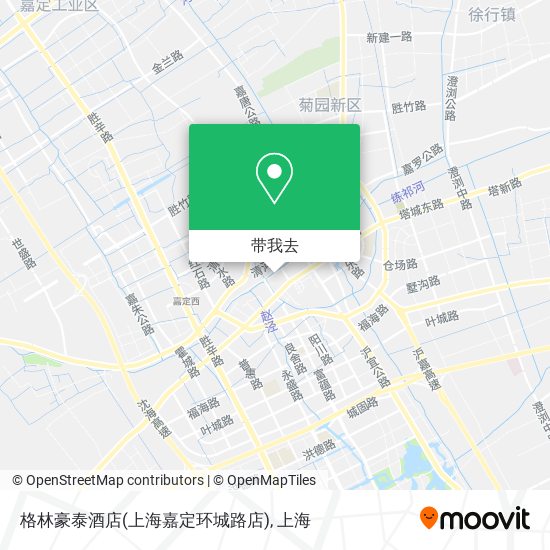 格林豪泰酒店(上海嘉定环城路店)地图