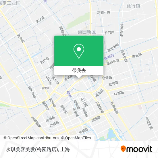 永琪美容美发(梅园路店)地图