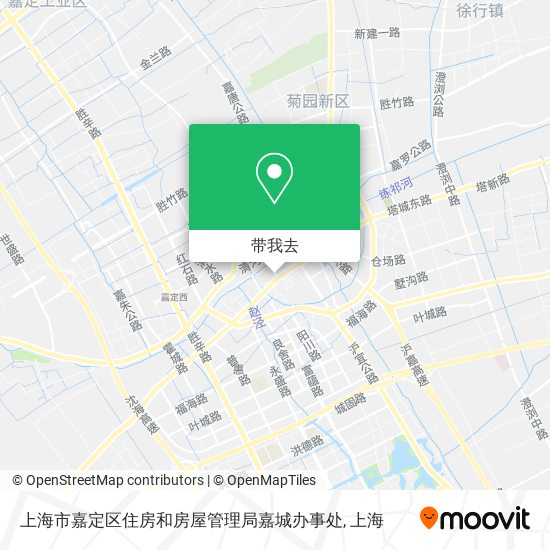上海市嘉定区住房和房屋管理局嘉城办事处地图