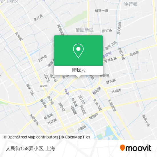人民街158弄小区地图
