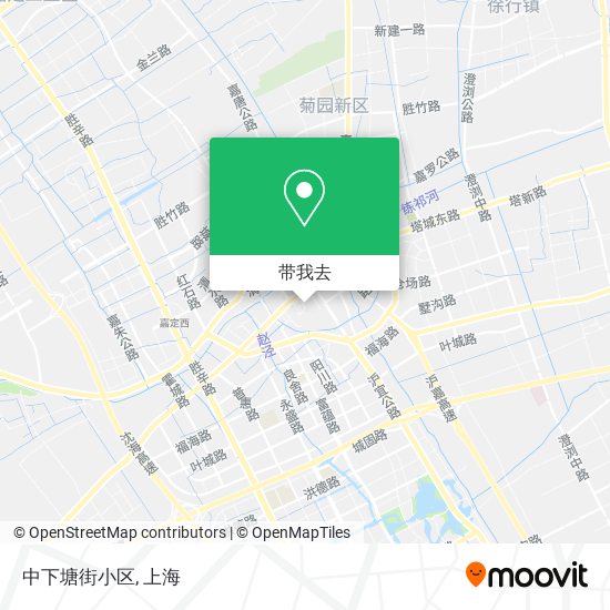 中下塘街小区地图