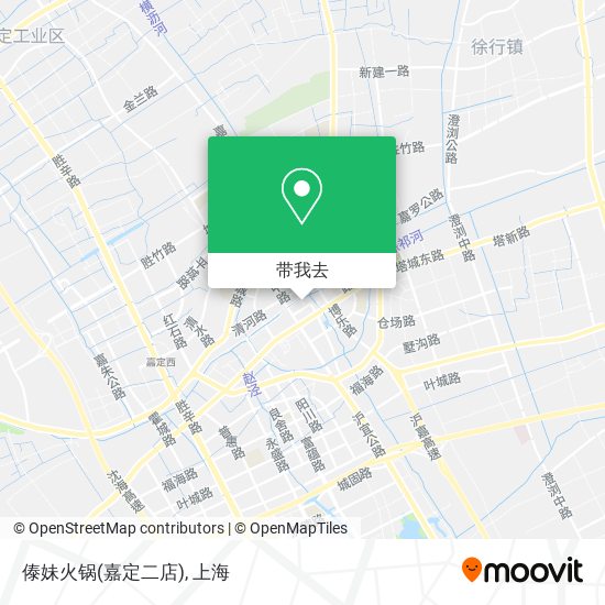 傣妹火锅(嘉定二店)地图