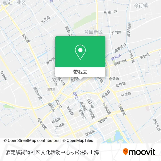 嘉定镇街道社区文化活动中心-办公楼地图