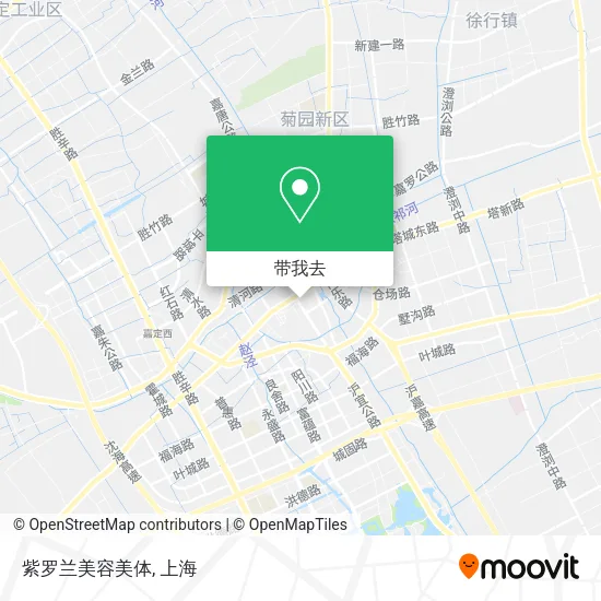 紫罗兰美容美体地图