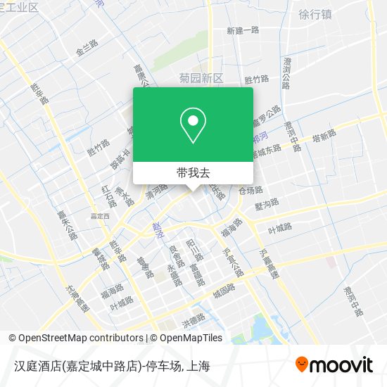 汉庭酒店(嘉定城中路店)-停车场地图