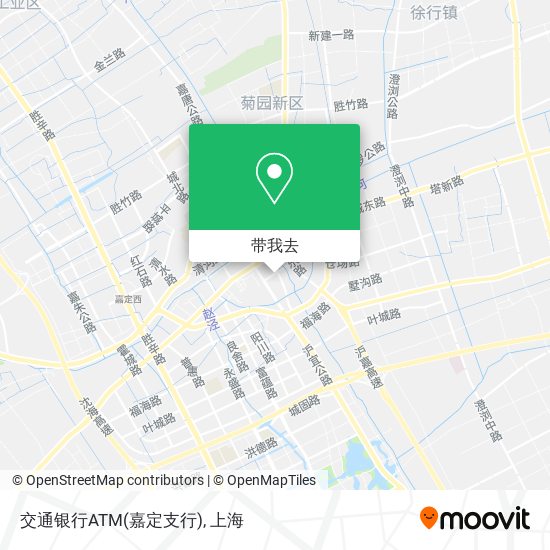 交通银行ATM(嘉定支行)地图