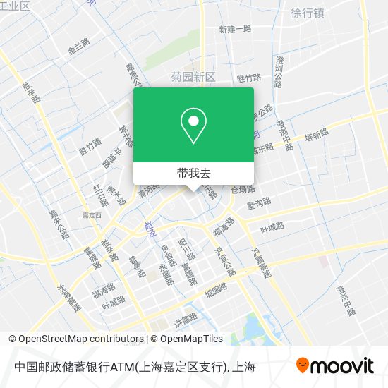 中国邮政储蓄银行ATM(上海嘉定区支行)地图