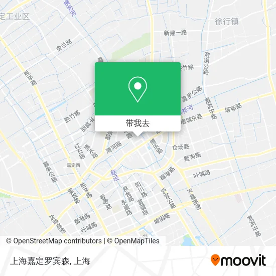 上海嘉定罗宾森地图