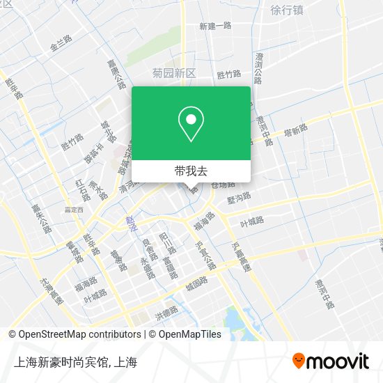 上海新豪时尚宾馆地图