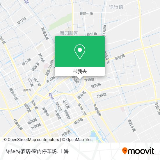 铂铼特酒店-室内停车场地图