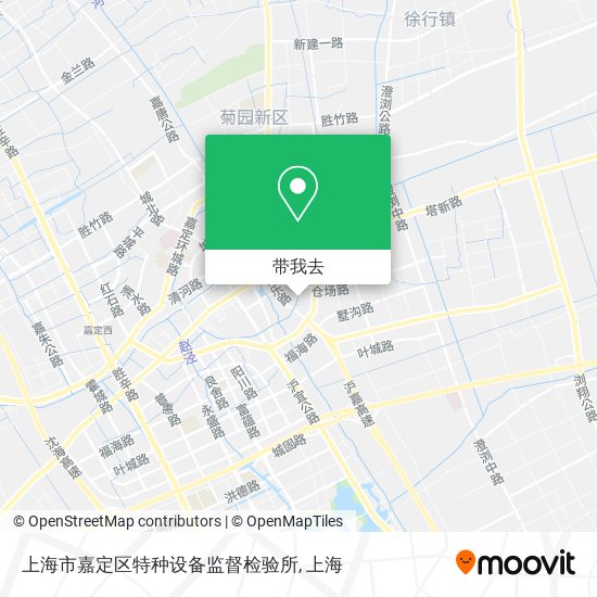 上海市嘉定区特种设备监督检验所地图