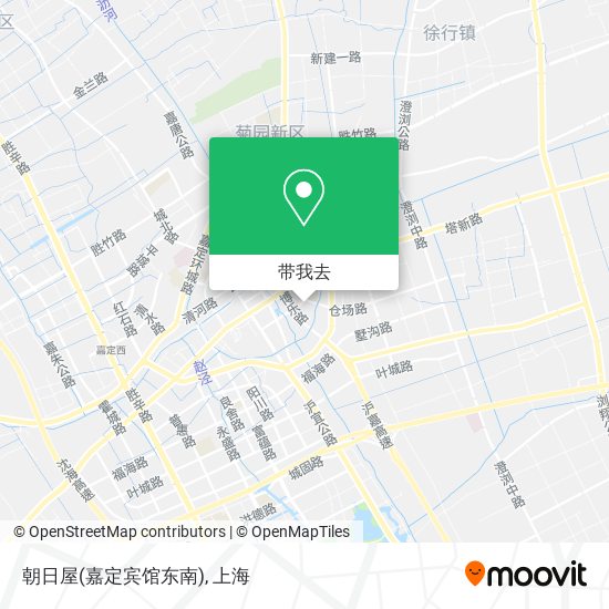 朝日屋(嘉定宾馆东南)地图