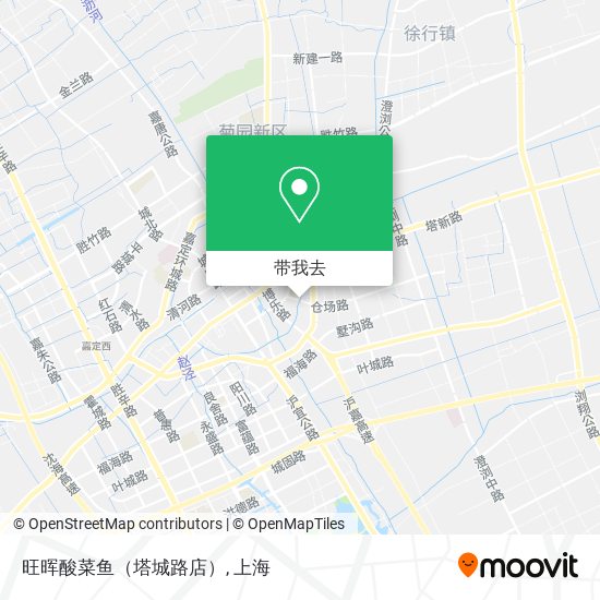 旺晖酸菜鱼（塔城路店）地图
