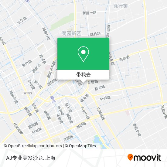 AJ专业美发沙龙地图