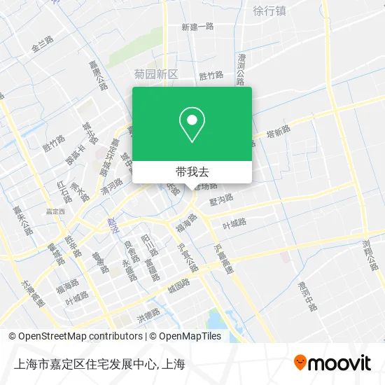 上海市嘉定区住宅发展中心地图