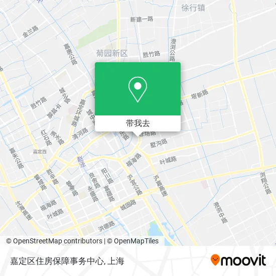 嘉定区住房保障事务中心地图