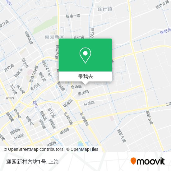 迎园新村六坊1号地图