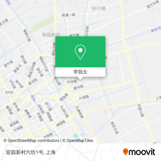 迎园新村六坊1号地图