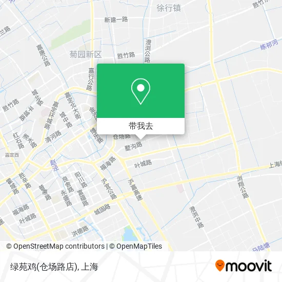 绿苑鸡(仓场路店)地图