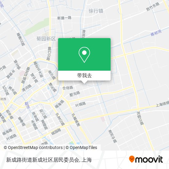 新成路街道新成社区居民委员会地图