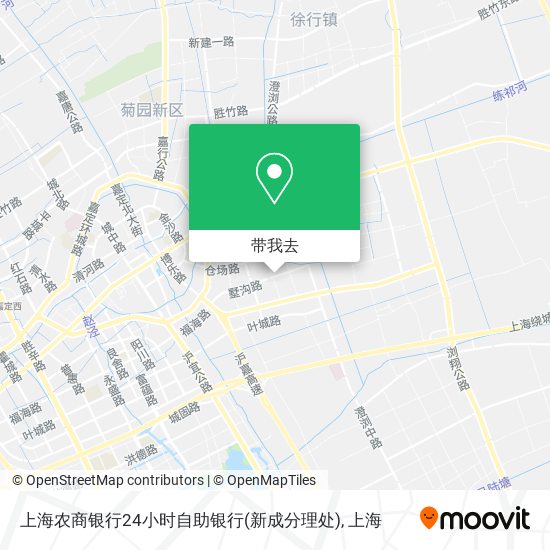 上海农商银行24小时自助银行(新成分理处)地图