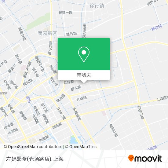 左妈蜀食(仓场路店)地图