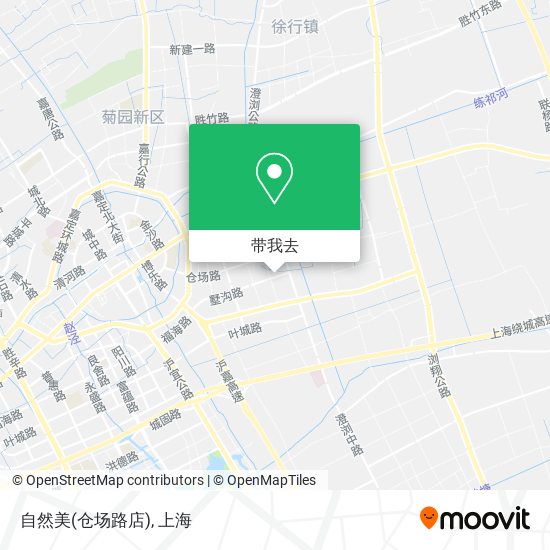 自然美(仓场路店)地图
