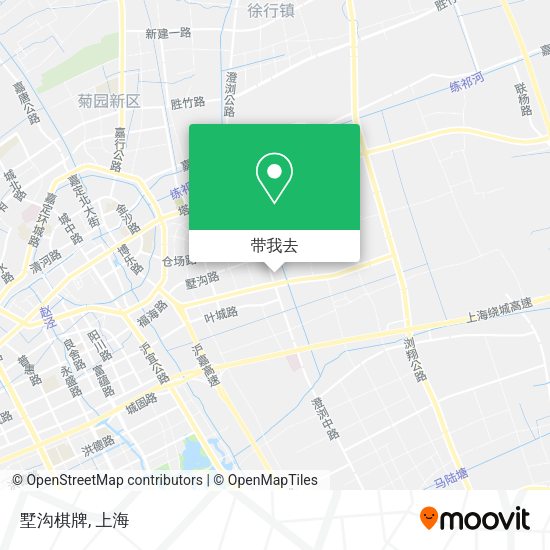 墅沟棋牌地图