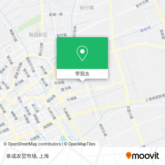 皋成农贸市场地图