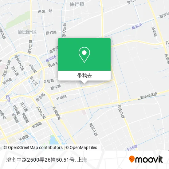 澄浏中路2500弄26幢50.51号地图