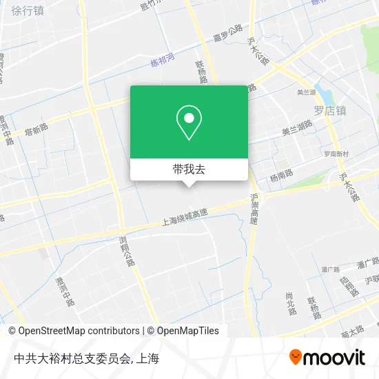 中共大裕村总支委员会地图