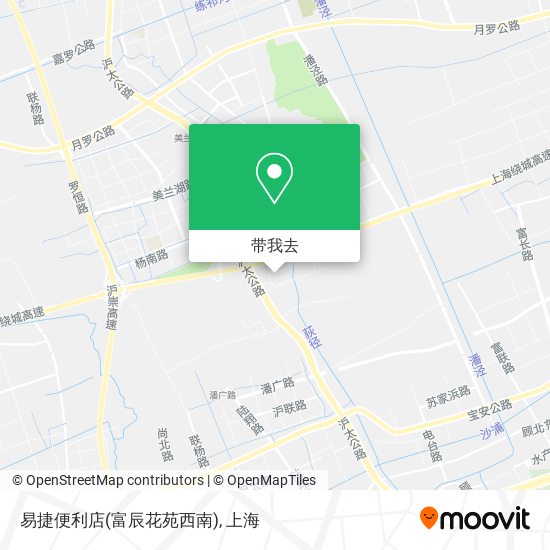 易捷便利店(富辰花苑西南)地图
