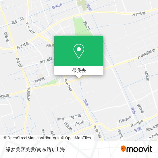 缘梦美容美发(南东路)地图