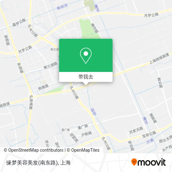 缘梦美容美发(南东路)地图