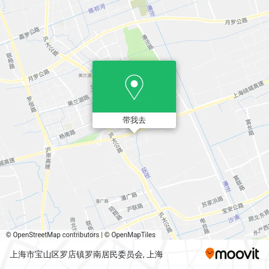 上海市宝山区罗店镇罗南居民委员会地图
