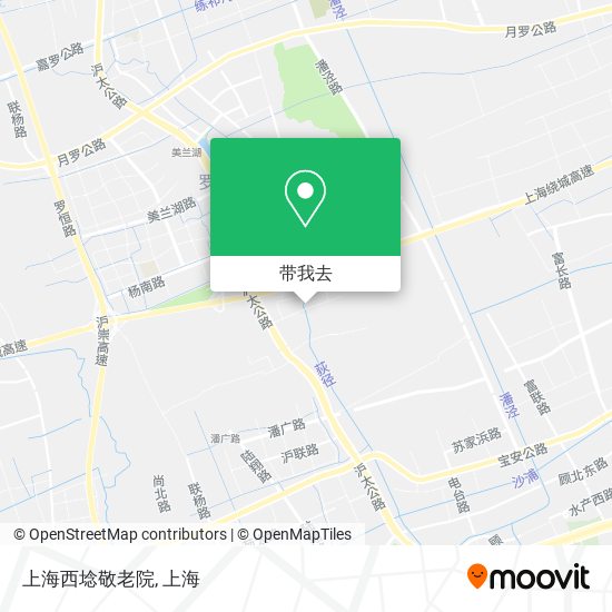 上海西埝敬老院地图