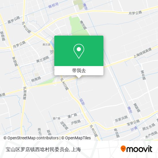 宝山区罗店镇西埝村民委员会地图